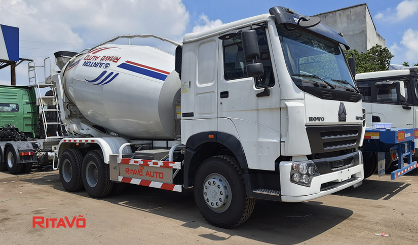 Xe trộn bê tông Howo 10m3